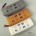 猫顔ペンケース
