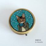 ピルケース・ストール猫